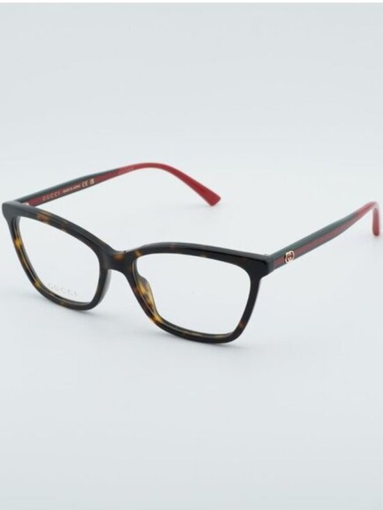 Gucci GG1989O 002 Square Eyeglasses - Havana 56mm main image 10